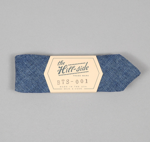 chambray bow tie