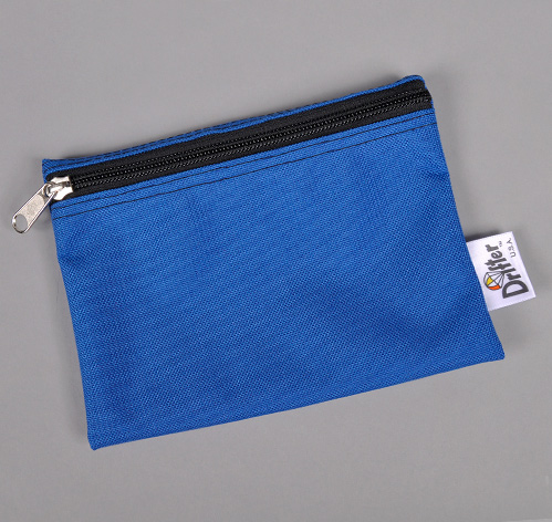 SMALL ZIP POUCH, ROYAL BLUE :: HICKOREE&#39;S