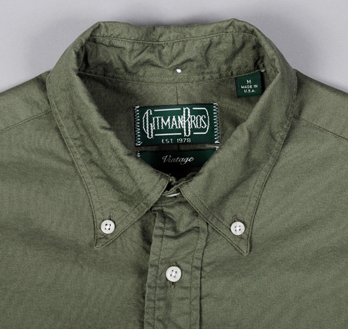 olive green oxford shirt