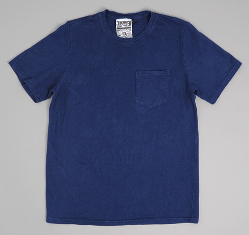 indigo hemp shirt pocket