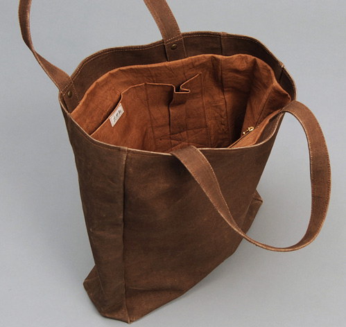 Heavy Duty Tote Bag Solid Brown Hickoree S More Bags Wallets