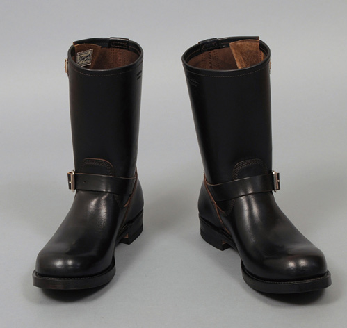 horsehide engineer boots
