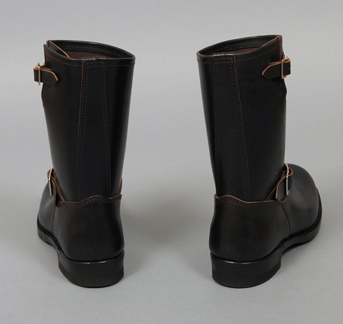 horsehide engineer boots