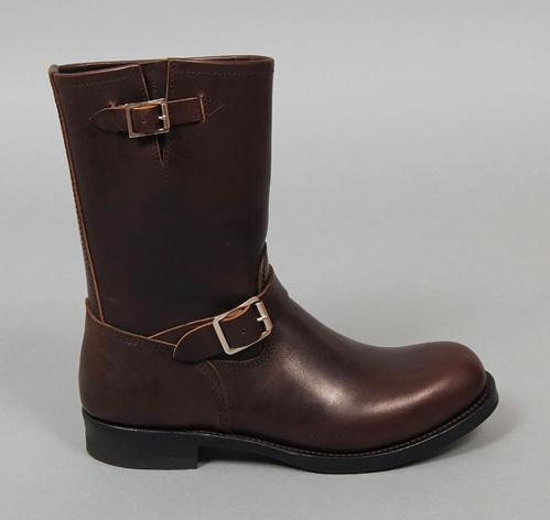 horsehide engineer boots