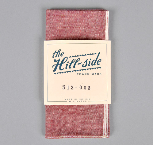red chambray pocket square