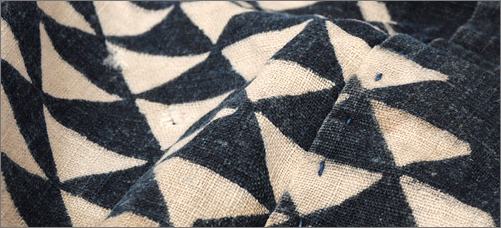 Katazome Resist Dyed Furoshiki