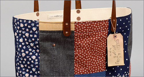 Stanley & Sons Patchwork Tote Bag #4