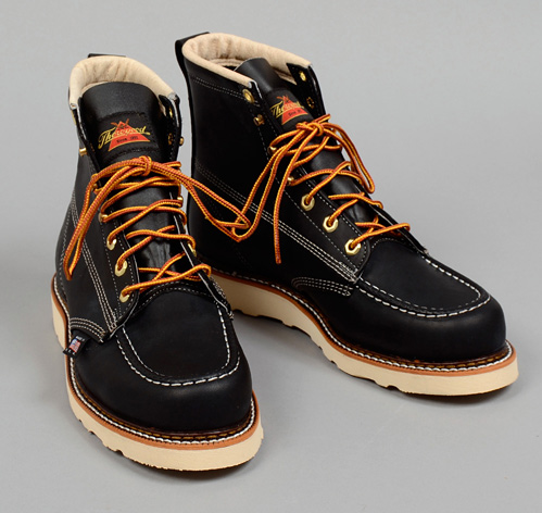 moccasin toe work boots