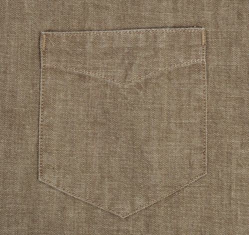 old khaki denim shirt